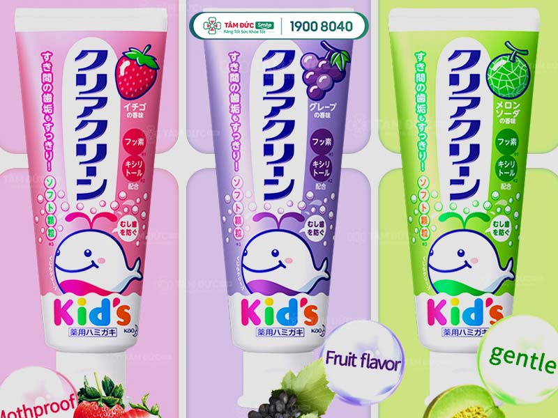 Kem đánh răng KAO cho trẻ em đến từ Nhật Bản