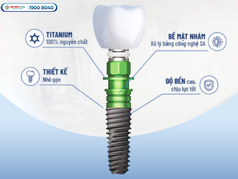 trụ Implant Hiossen